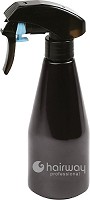  Hairway Kunststoff-Wassersprühflasche / Schwarz 280ml 